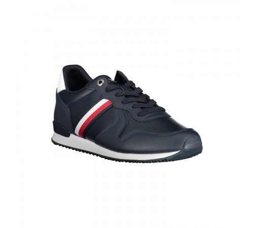 4sn Tommy Hilfiger FM0FM04281-DW5 Iconic Runner Leather blue/white/red 